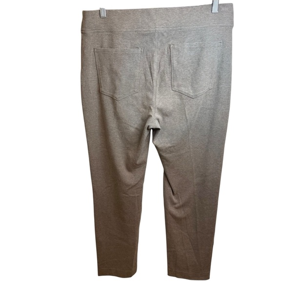 Duluth Trading Co | Light Brown Knit Straight Leg Pants | Sz L - Picture 3 of 6